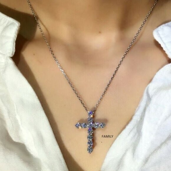 FAMILY STATEMEANT CROSS SHIVE 2025 NECKLACE SIMLA - Picture 1 of 3